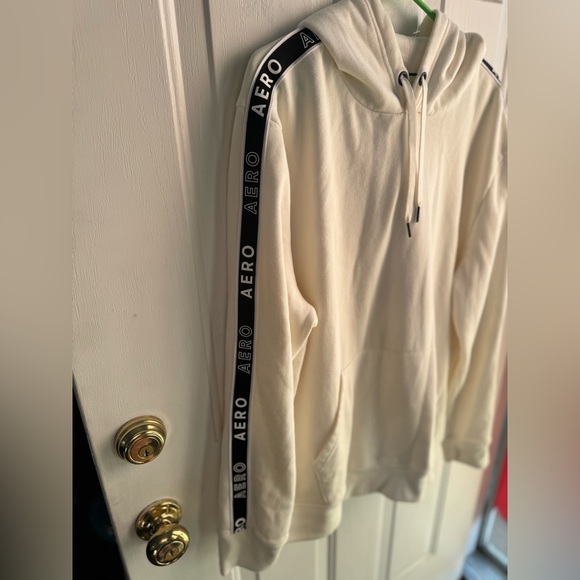 AEROPOSTALE Men’s Hoodie Sweatshirt Logo Tape Sleeves NWOT, SIZE XL Condition - Picture 6 of 7